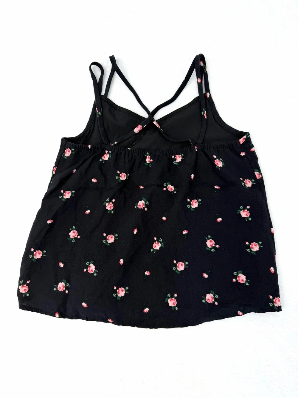 Abercrombie Kids Girls Top Lot Size 9/10 Floral Striped Summer Shirts Cami 3pc